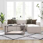 Chaise d'angle modulable gauche Merrick Lane avec accoudoir