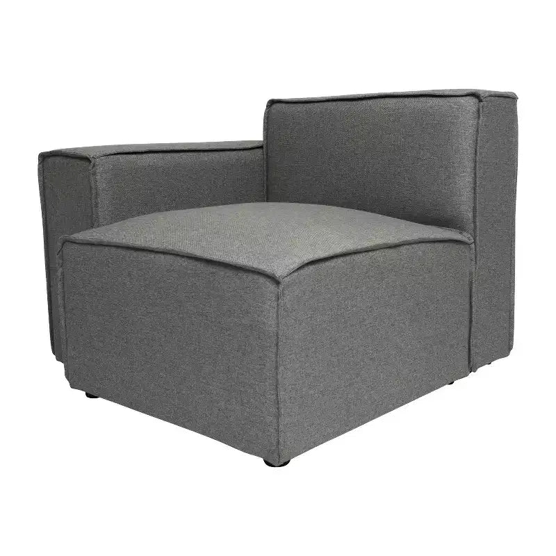Merrick Lane Modular Left Side Chair with Arm Rest