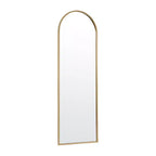 Merrick Lane Arched Metal Framed Wall Mirror for Entryways, Dining Rooms, and Living Rooms
