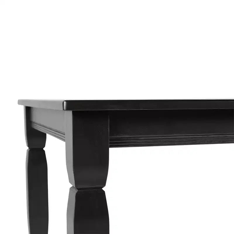 Table à manger en bois Merrick Lane avec pieds sculptés