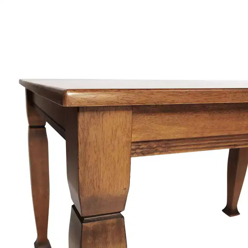Table à manger en bois Merrick Lane avec pieds sculptés