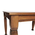 Table à manger en bois Merrick Lane avec pieds sculptés