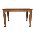 Table à manger en bois Merrick Lane avec pieds sculptés