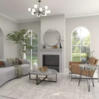 Table d'appoint moderne en polystone et métal - Olivia & May