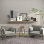 Table d'appoint moderne en polystone et métal - Olivia & May