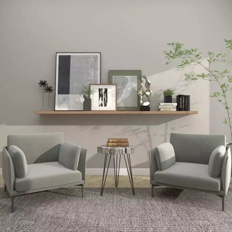 Table d'appoint moderne en polystone et métal - Olivia & May