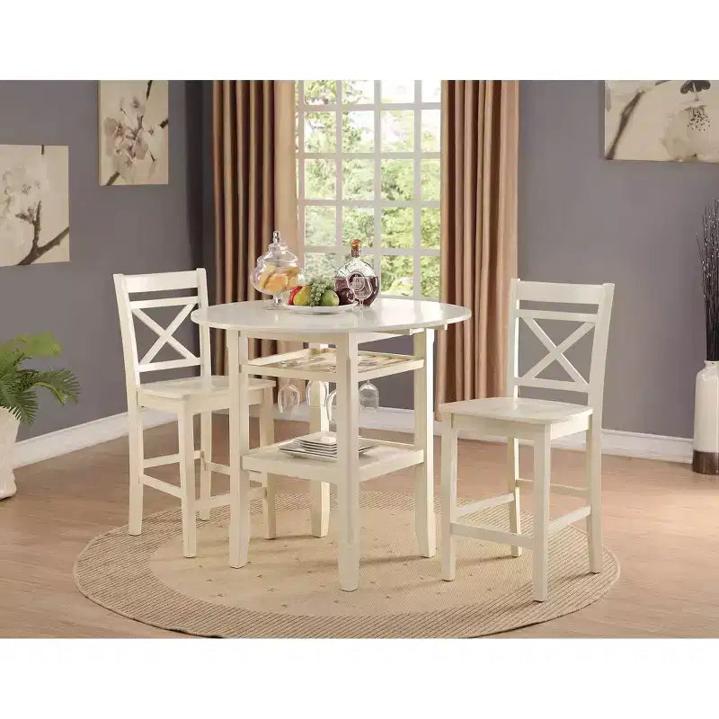 Lot de 2 tabourets de bar hauteur comptoir Tartys - Acme Furniture