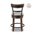 Tabouret de bar pivotant rembourré hauteur comptoir Valebeck - Signature Design by Ashley