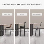 Tabouret de bar pivotant rembourré hauteur comptoir Valebeck - Signature Design by Ashley