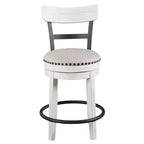 Tabouret de bar pivotant rembourré hauteur comptoir Valebeck - Signature Design by Ashley
