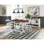 Tabouret de bar pivotant rembourré hauteur comptoir Valebeck - Signature Design by Ashley