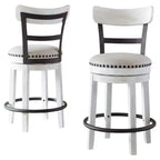 Tabouret de bar pivotant rembourré hauteur comptoir Valebeck - Signature Design by Ashley