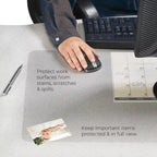 Tapis de bureau double couche artistique