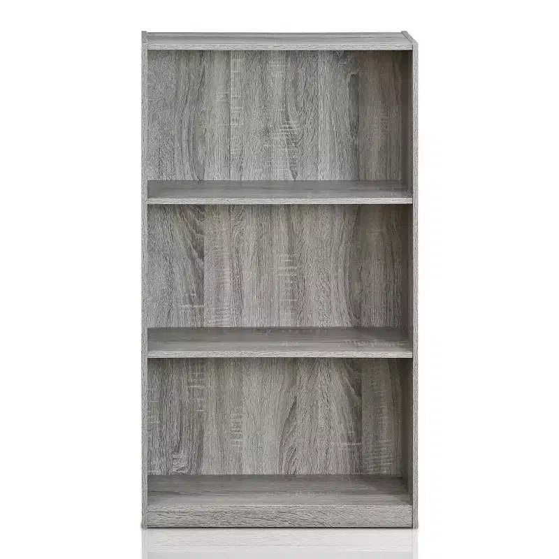 Furinno Étagère de rangement à 3 niveaux avec étagères ouvertes, Chêne français