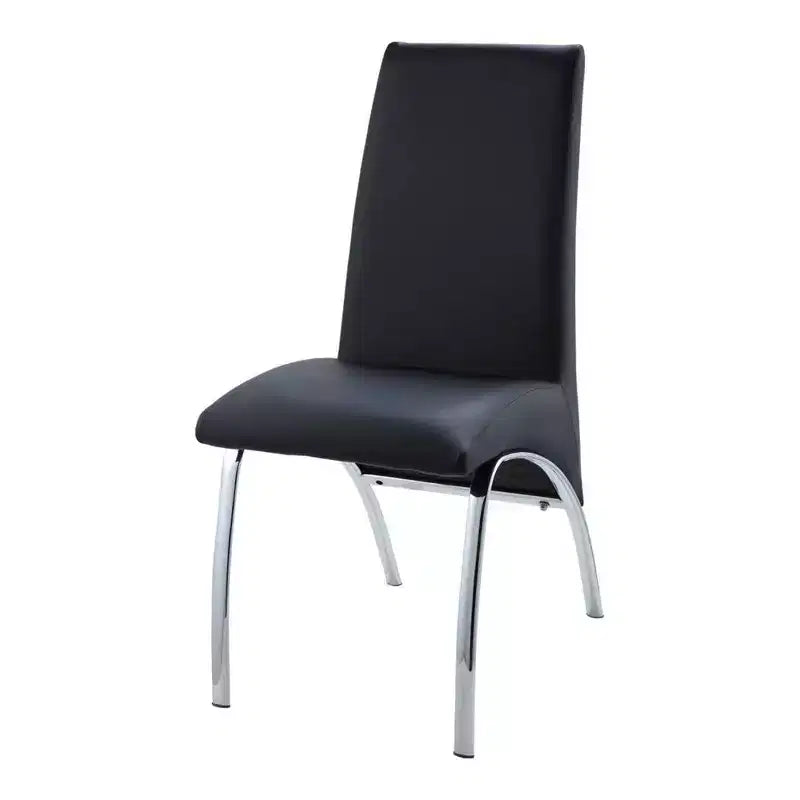 Set of 2 17" Pervis PU Dining Chairs - Acme Furniture