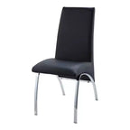 Set of 2 17" Pervis PU Dining Chairs - Acme Furniture