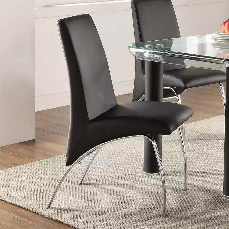 Lot de 2 chaises de salle à manger Pervis en PU de 17 po – Acme Furniture