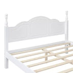 Ensembles de chambre à coucher 3 pièces, lit plateforme en bois taille Queen/Full avec deux tables de chevet-ModernLuxe