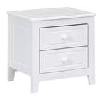 Ensembles de chambre à coucher 3 pièces, lit plateforme en bois taille Queen/Full avec deux tables de chevet-ModernLuxe