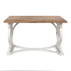 Bureau rustique en bois sculpté Kate and Laurel Wyldwood