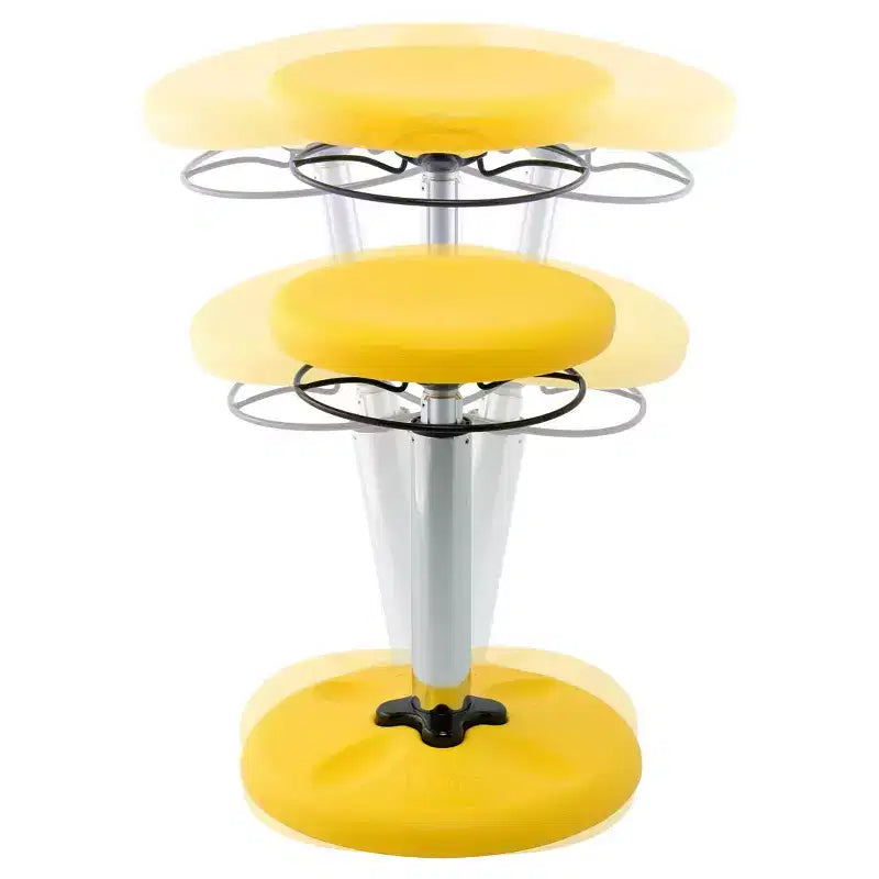 Kore Design Chaise Haute Oscillante Réglable Enfant 16,5-24, Jaune