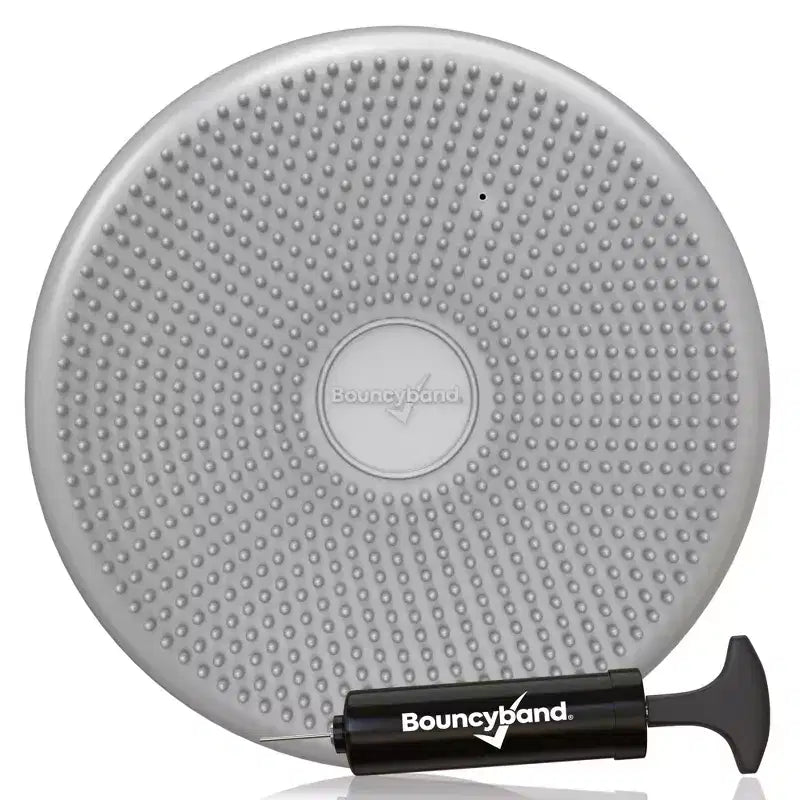 Coussin sensoriel Bouncyband Big Wiggle Seat, argent