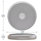 Coussin sensoriel Bouncyband Big Wiggle Seat, argent