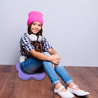 Coussin sensoriel Bouncyband Wiggle Seat, Papillon violet