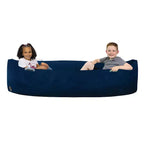 Bouncyband Comfy Peapod 80 Nacelle sensorielle gonflable (bleue) – Jouets sensoriels apaisants pour enfants et tout-petards