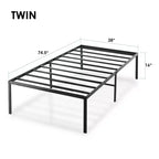 Cadre de lit plateforme en métal classique Best Price Mattress 16