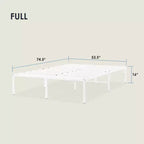 Cadre de lit plateforme en métal classique Best Price Mattress 16