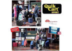 dbest products Quik Cart Sport Caisse pliable à roulettes pour enseignants – Capacité de 36,3 kg