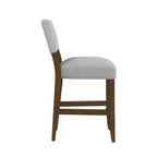Tabouret de bar hauteur comptoir à dossier ouvert - HomePop