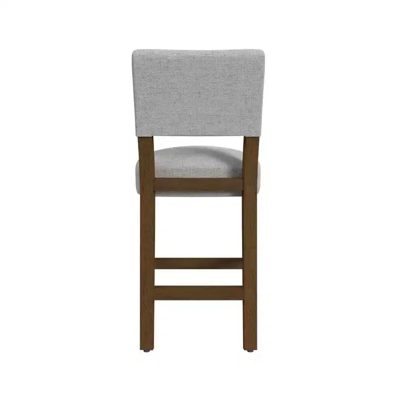 Tabouret de bar hauteur comptoir à dossier ouvert - HomePop