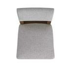 Tabouret de bar hauteur comptoir à dossier ouvert - HomePop