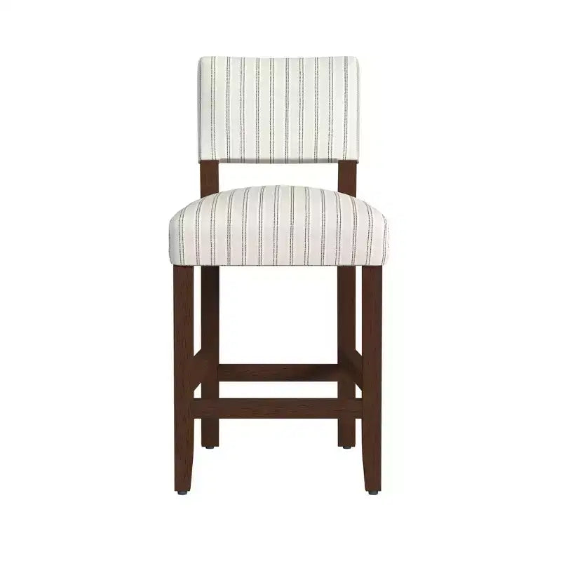 Tabouret de bar hauteur comptoir à dossier ouvert - HomePop