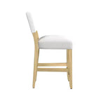 Tabouret de bar hauteur comptoir à dossier ouvert - HomePop