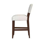Tabouret de bar hauteur comptoir à dossier ouvert - HomePop