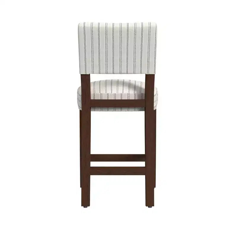Tabouret de bar hauteur comptoir à dossier ouvert - HomePop