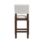 Tabouret de bar hauteur comptoir à dossier ouvert - HomePop