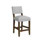 Tabouret de bar hauteur comptoir à dossier ouvert - HomePop