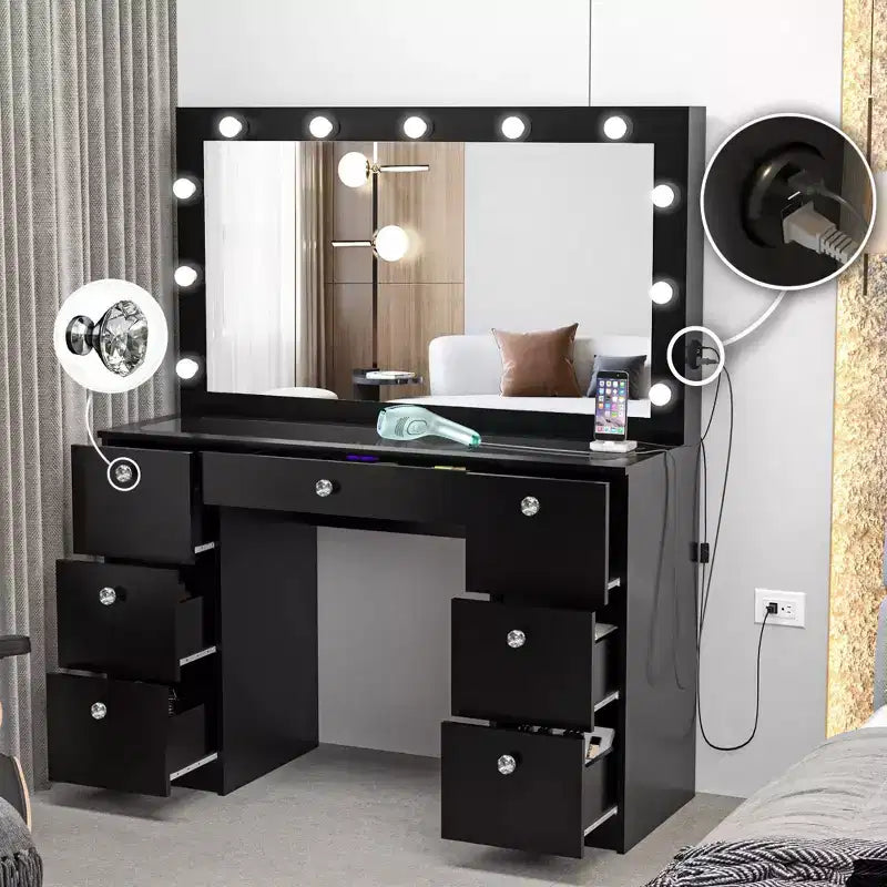 Coiffeuse lumineuse Ananke - Boahaus