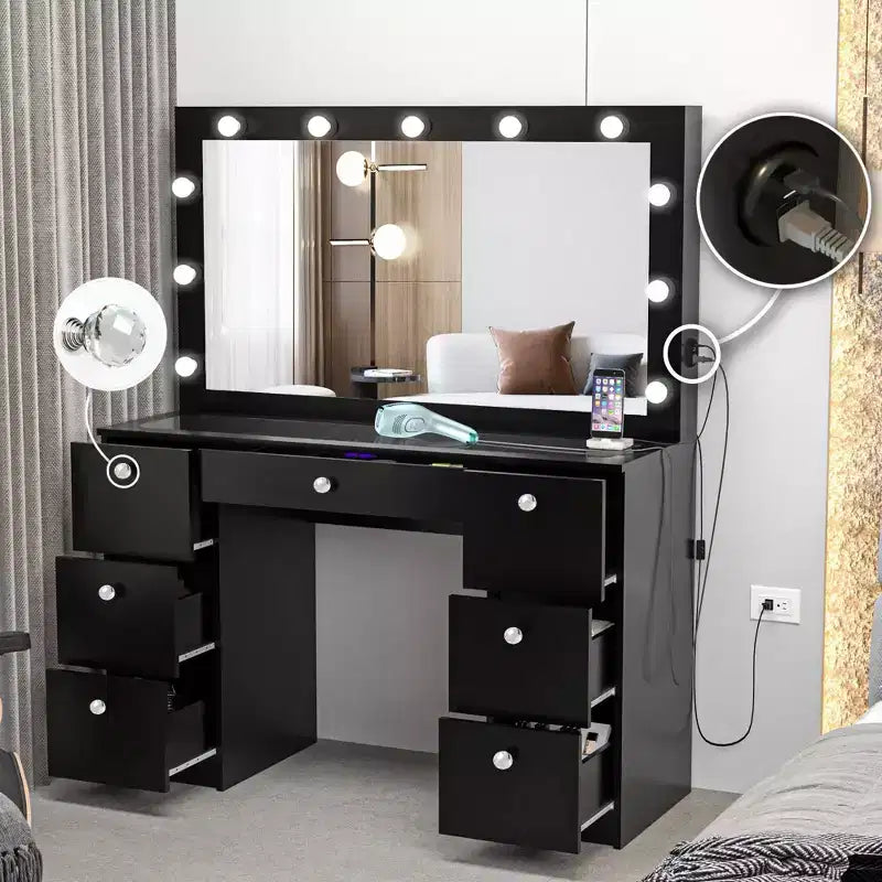Coiffeuse lumineuse Ananke - Boahaus