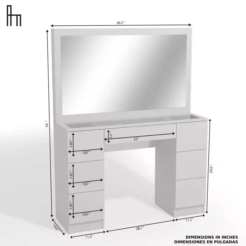Coiffeuse lumineuse Ananke - Boahaus
