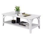 Table basse Winston avec étagère - Breighton Home