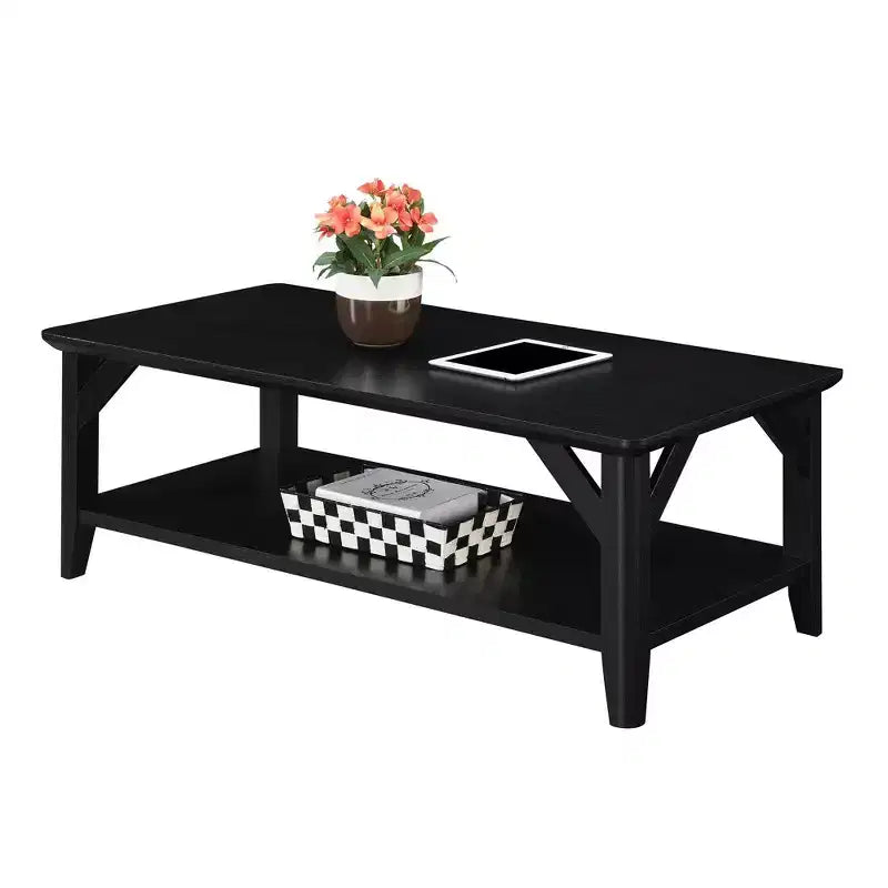 Table basse Winston avec étagère - Breighton Home