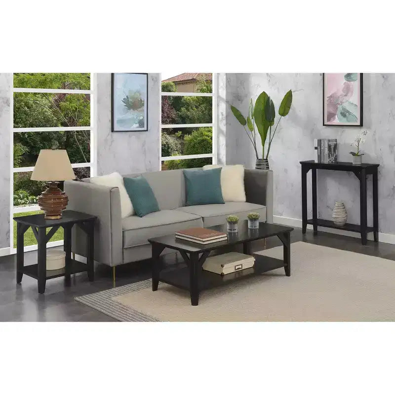 Table basse Winston avec étagère - Breighton Home