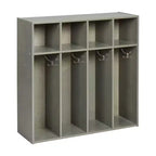 ECR4Kids Streamline 4-Section Toddler Coat Locker with Cubby Storage, Kids Furniture