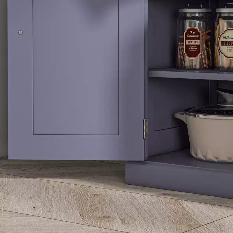 HOMCOM Armoire de cuisine autonome traditionnelle de 72 po avec portes et 3 tablettes réglables