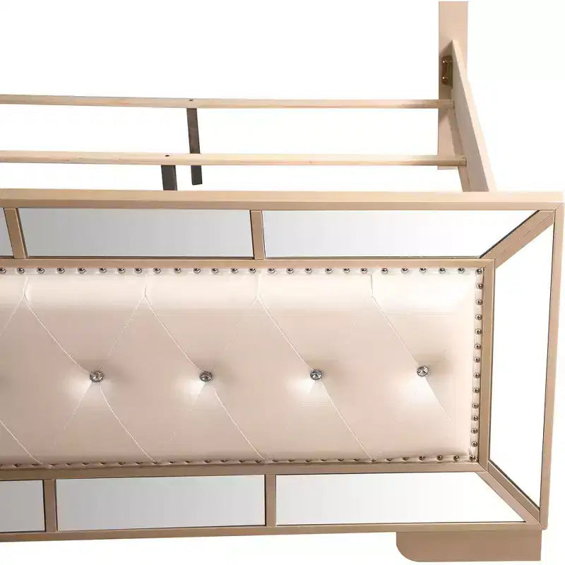 Lits à panneaux Queen Passion Furniture Hollywood Hills